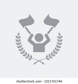 Competition winner concept icon