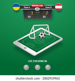 Competitions Poster for Soccer or American Football.