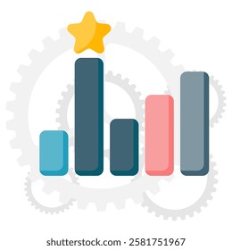 competitive advantage, corporate strategy illustration and report