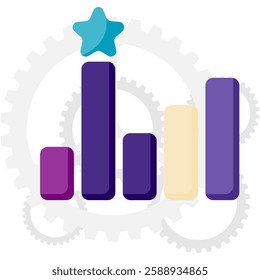 competitive advantage, corporate strategy illustration and report