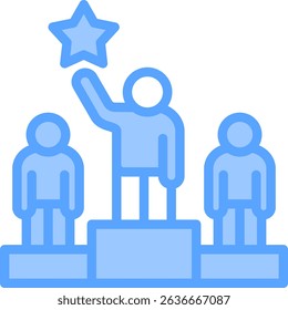 Competitive Advantage Icon Element For Design