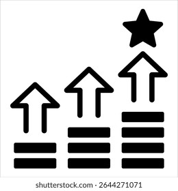 Competitive Advantage Icon Element For Design