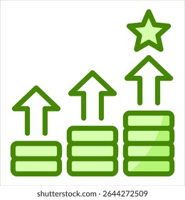 Competitive Advantage Icon Element For Design