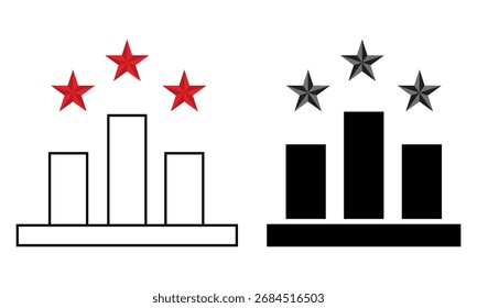 Competitive Advantage Icon Element For Design