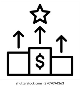 Wettbewerbsvorteil Icon-Element für Design