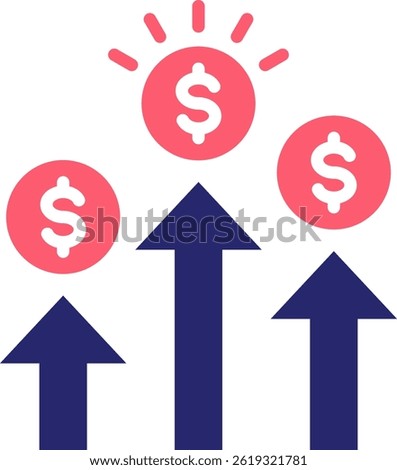 Competitive Advantage Icon Fill Vector Illustration