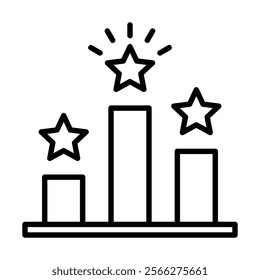 Competitive Advantage icon line vector illustration