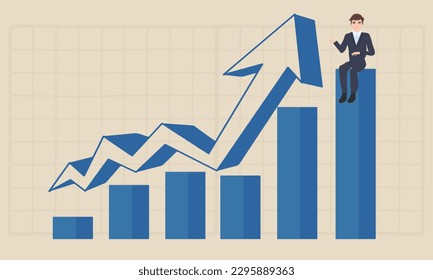 Ventaja competitiva o innovación para superar a los más inteligentes y superar a los ganadores de negocios, estrategia o forma inteligente de ganar el concepto de negocio o de crecimiento profesional, el empresario salta a la palestra a un competidor más inteligente.