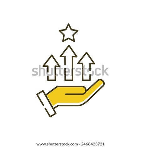 Competitive Advantage Vector Icon Design