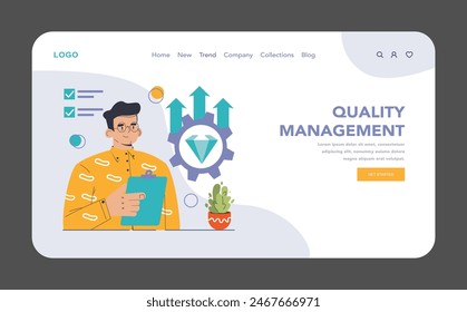 Competitive advantage web or landing set. Advertising and marketing business strategy. Brand recognition and market niche definition. Flat vector illustration