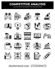 Competitive Analysis. 25 Essential Business Icons