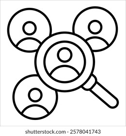 Competitive Analysis Icon Element For Design