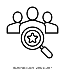 Competitive Analysis Icon Element for Design