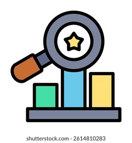 Competitive Analysis Icon Element For Design
