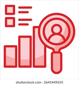 Competitive Analysis Icon Element For Design