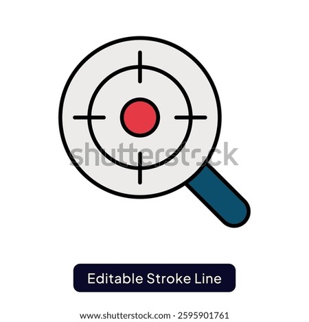 Competitive Analysis Icon for Market Research and Business Strategy
