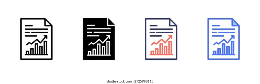 Competitive Analysis Multi Style Icon Set