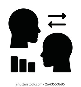 Competitive analysis Vector Icon which can easily modify or edit
