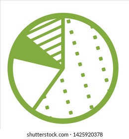 Competitive analysis vector symbol icon on the website