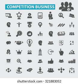 competitive business icons