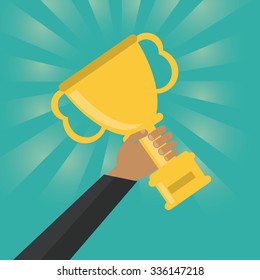Competitive concept with businessman design, vector illustration 10 eps graphic.