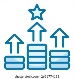 Competitive Edge Icon Element For Design