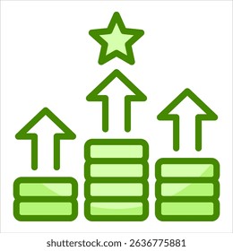 Competitive Edge Icon Element For Design