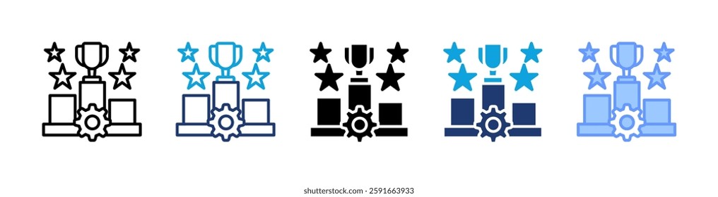 Competitive Icon Element For Design