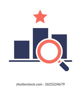 Competitive Landscape Icon Element for Design