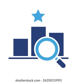 Competitive Landscape Icon Element for Design