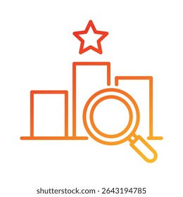 Competitive Landscape Icon Element for Design