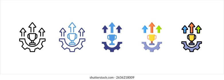Competitive Multi Style Icon Set