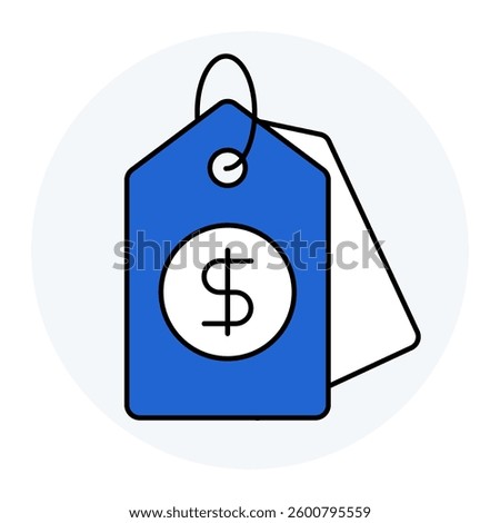 Competitive pricing, Affordable rates, Value for money, Cost-effective solutions. Vector Editable Stroke Icon.