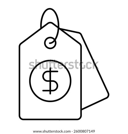 Competitive pricing icon, affordable rates, value offer vector.