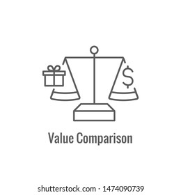 Competitive Pricing Icon Showing an aspect of  Pricing, Growth, Profitability, or Worth
