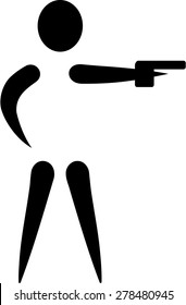 Competitive Shooter Pictogram