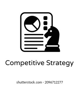 Competitive Strategy and  chess knight