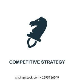 Competitive Strategy icon. Creative element design from business strategy icons collection. Pixel perfect Competitive Strategy icon for web design, apps, software, print usage.