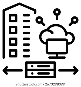 Competitive strategy Icon Line Vector Illustration