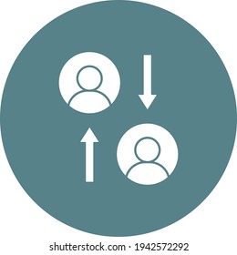 Competitive worker, career icon vector image. Can also be used for project management. Suitable for use on web apps, mobile apps and print media.