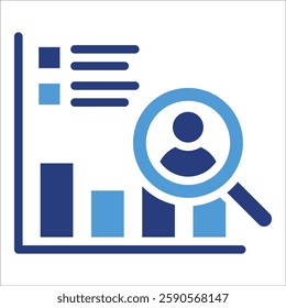 Competitor Analysis Icon Element For Design