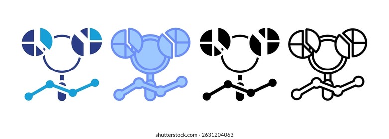 Competitor Analysis Icon Set Multiple Style Collection