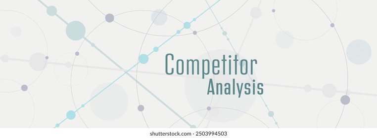 competitor analysis text on white background