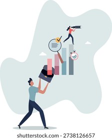 Competitor benchmarking tools for company evaluation .Quality, performance and market share analysis with other businesses.person's life situation and his activities.