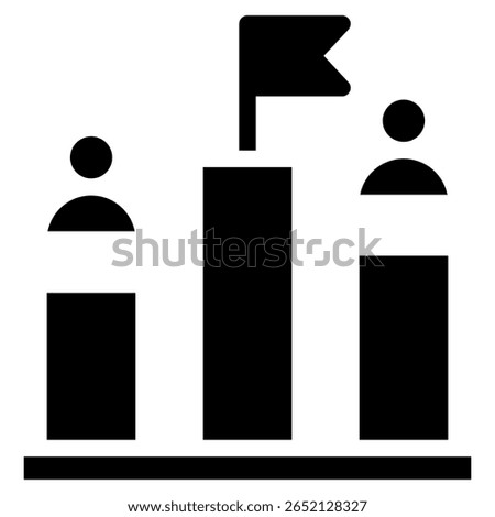 Competitor Icon Element For Design