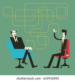 Competitor interviews the employer