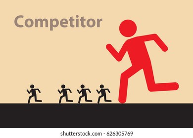 competitor, overcome and achieve success
