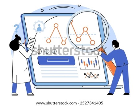 Competitors analysis vector illustration. Business, arena, witnesses clash strategies as competitors engage in relentless dance Success, treasure, lies hidden within competitive landscape