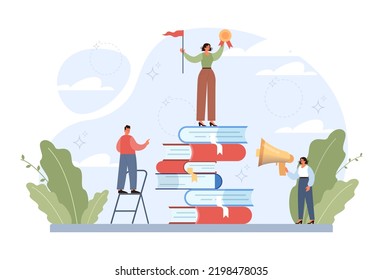 Competitors Concept. Business Or Interpersonal Competition. Rivalry For Win Or Conflict Of Interests. Different Interests Or Two Opposites Conflict. Flat Vector Illustration. 3D Illustration