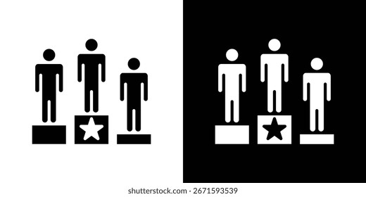 Competitors icon. graphic design vector symbols pack